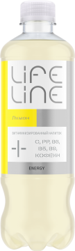 LifeLine Energy Лимон 0,5л.*12шт. Лайфлайн
