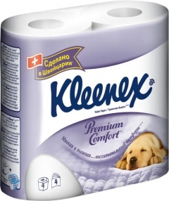 Kleenex туалетная бумага Premium Comfort 4 рул.1/6