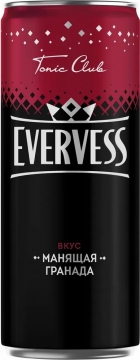 Эвервейс Манящая Гранда 0,33л./12шт. Evervess Напиток сильногазированный