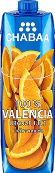 CHABAA 100% Сок из апельсинов Валенсия 1л.*12шт.