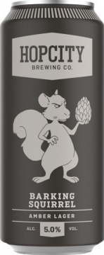 Пиво светлое ф. п. Hopcity Barking Squirrel (Хопсити Баркинг Скуарел), алк.5.0 %, ж*б, 0.473л.