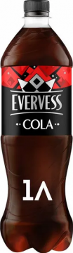 Эвервейс Кола 1л.*12шт.  Evervess Cola Напиток сильногазированный