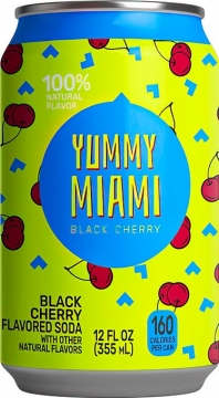 Yummy Miami 0,355л.*12шт. Black Cherry USA  Ямми Майами