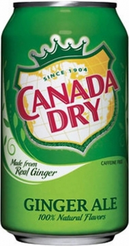 Canada Dry Ginger Ale 0,35л./12шт. Канада Драй