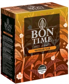 Чай черный Bontime 100пак(картон)/12шт.