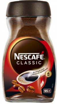 Кофе Nescafe Classic 95гр. стекло Нескафе Классик