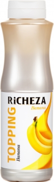 Топпинг  RiCHEZA Банан бутылка пластик (1кг)/3шт. Ричеза