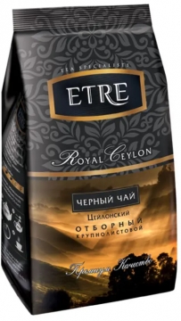 Чай черный «ETRE» Royal Ceylon (отборный крупнолистовой) 200гр./8шт.