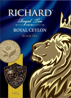 Чай Richard Royal Ceylon черный сред.лист 180г 1/12 Ричард