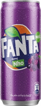 Fanta 0,32л.*24шт. Grape Вьетнам  Фанта