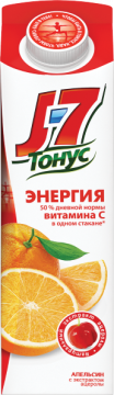 J7 Тонус 0,9л. Апельсин с экстрактом ацеролы*6шт.