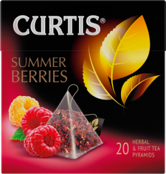 Чай Curtis Summer Berries фруктово-травяной, пирамидки 20x1,7 1/12 Куртис