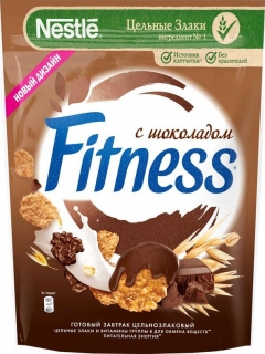 Nestle Fitness Завтрак сухой с темным шоколадом дой-пак 180гр./1шт. Нестле Фитнесс