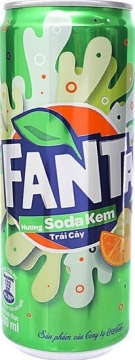 Fanta 0,33л.*24шт. Cream Soda Вьетнам  Фанта