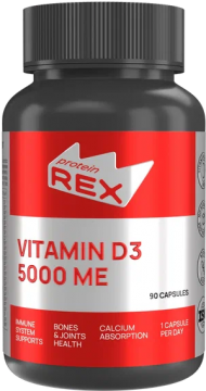 ProteinRex 90кап.*6шт. БАД к пище Vitamin D3 5000 МЕ Витамин D3 Протеин Рекс